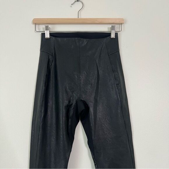 Honeylove Vegan Leather The Perfect Dressy Leggings XS NEW Black - Picture 4 of 9